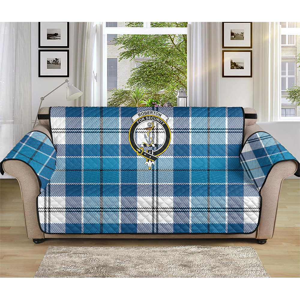 Roberton Tartan Crest Sofa Protector