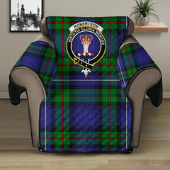 Robertson Hunting Modern Tartan Crest Sofa Protector