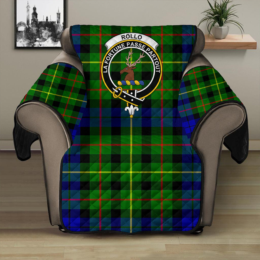 Rollo Modern Tartan Crest Sofa Protector