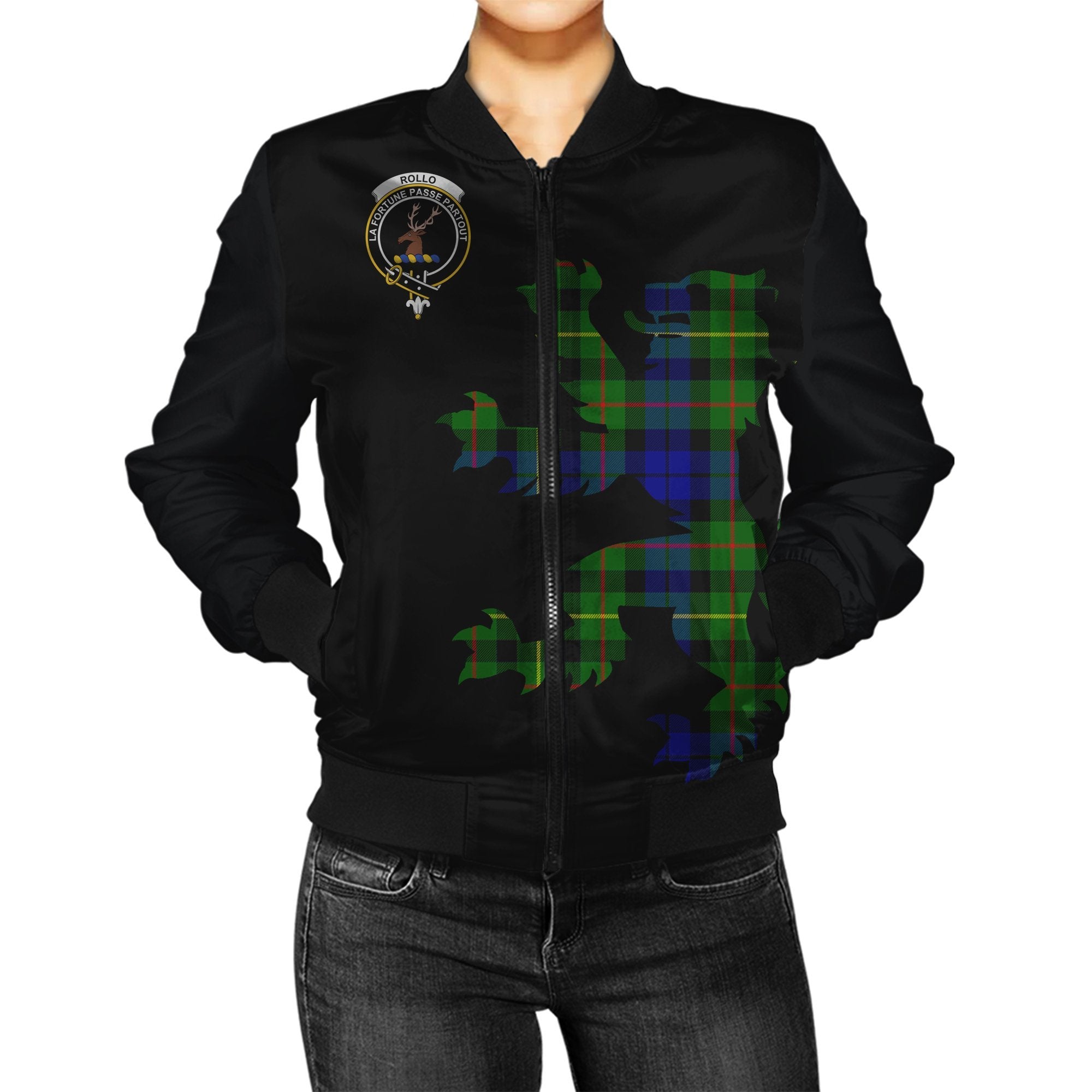 Rollo Tartan Bomber Jacket Lion & Thistle