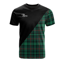 Ross Hunting Modern Tartan - Military T-Shirt