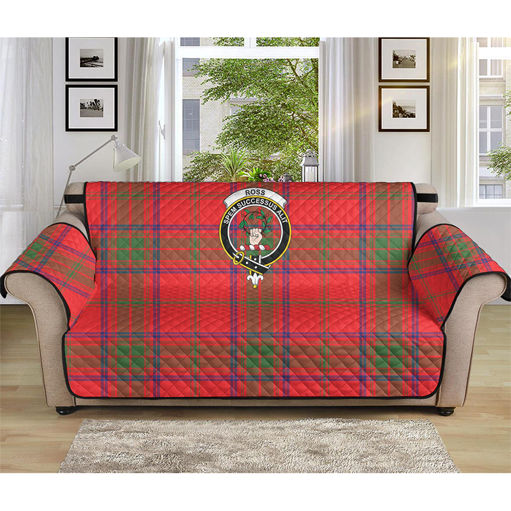 Ross Modern Tartan Crest Sofa Protector