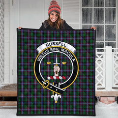 Russell Tartan Crest Quilt