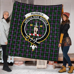 Russell Tartan Crest Quilt