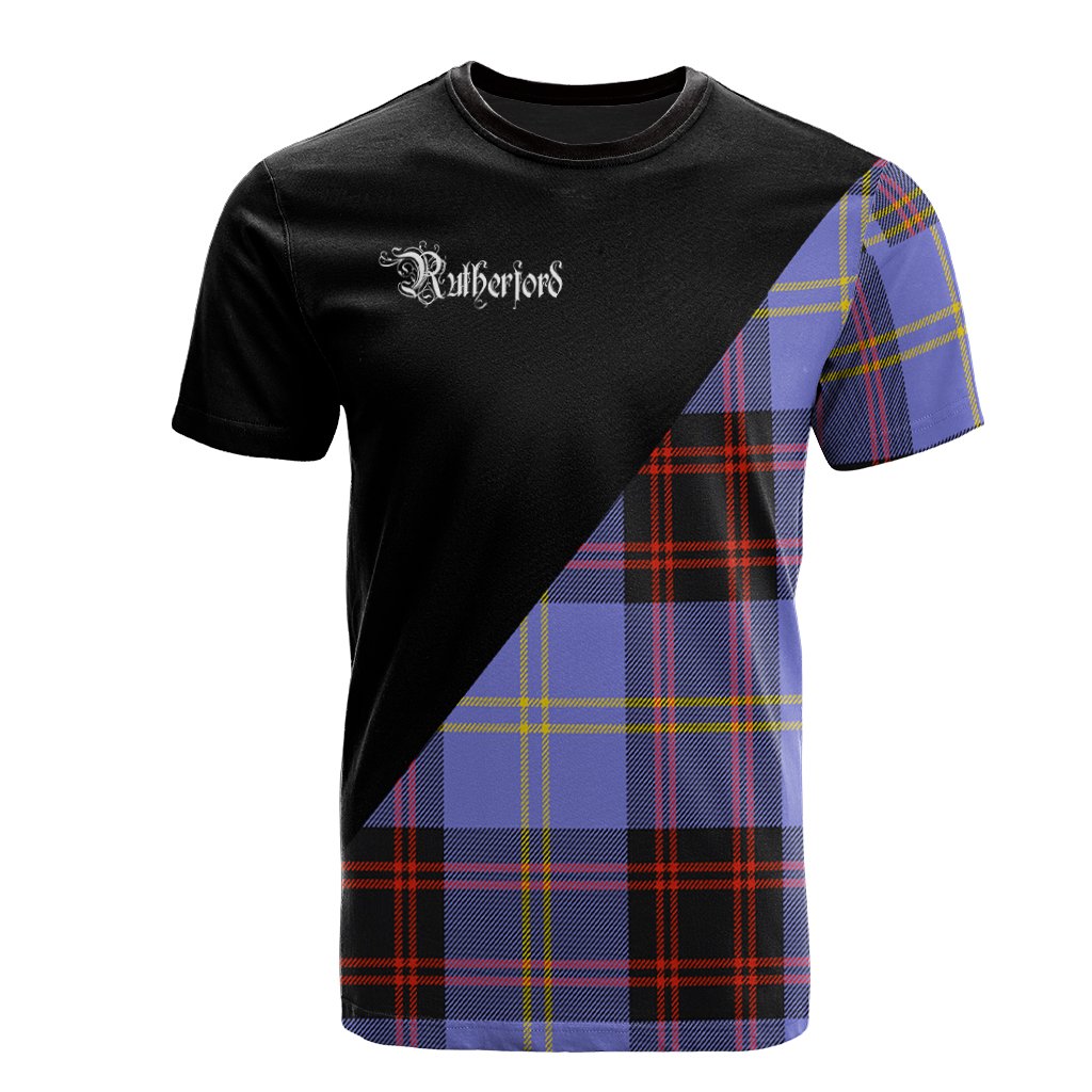 Rutherford Tartan - Military T-Shirt