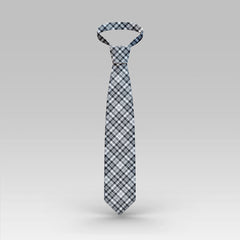 Scott Black & White Modern Tartan Classic Tie