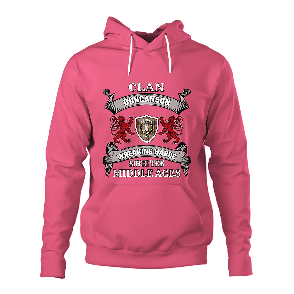 Duncanson Family Tartan - 2D Unisex Hoodie