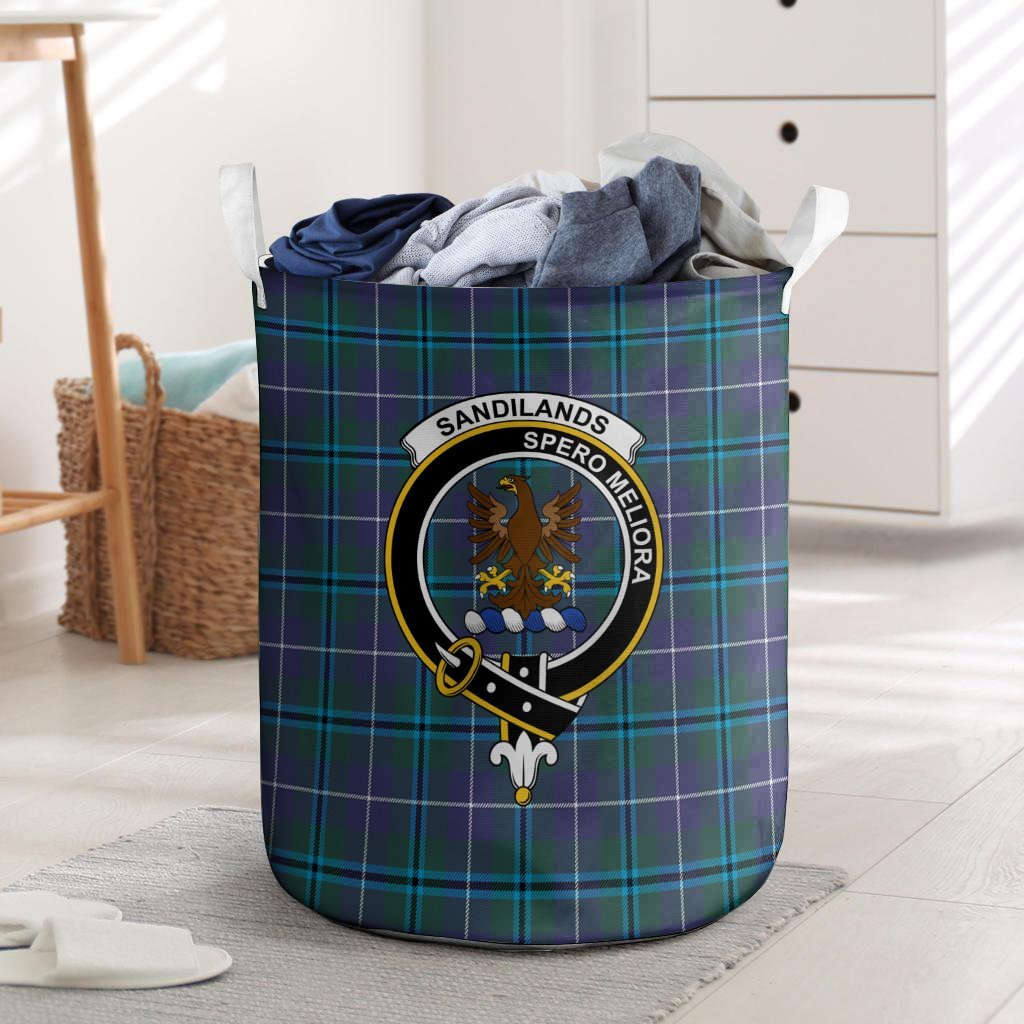 Sandilands Tartan Crest Laundry Basket