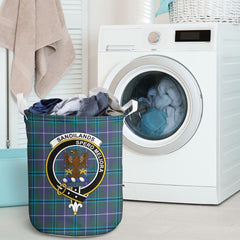 Sandilands Tartan Crest Laundry Basket