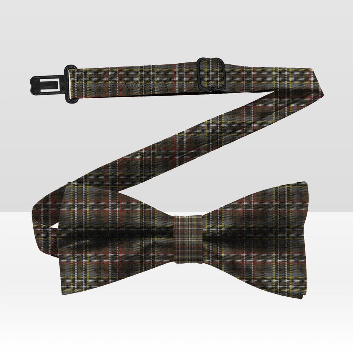 Scott Green Weathered Tartan Bow Tie