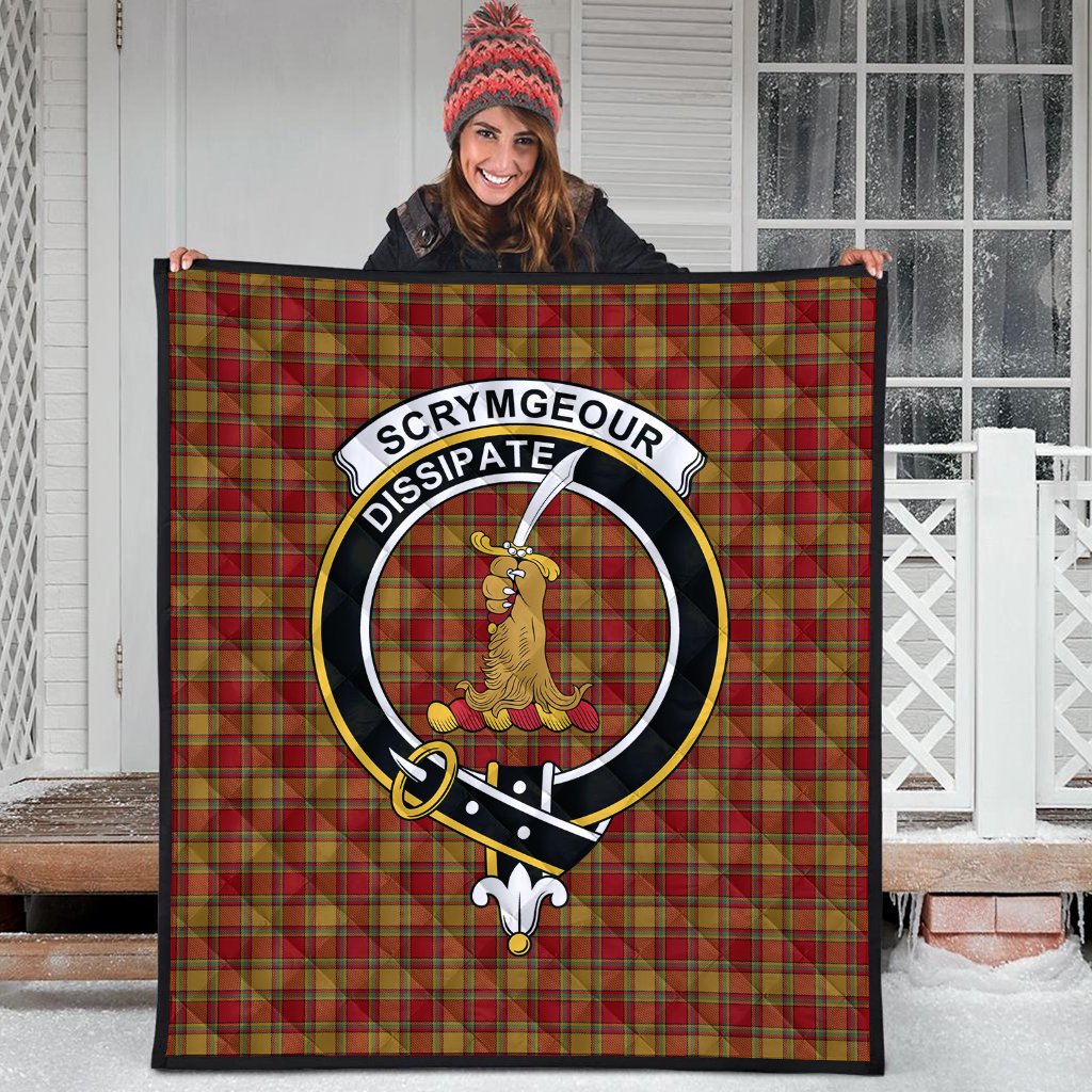 Scrymgeour Tartan Crest Quilt