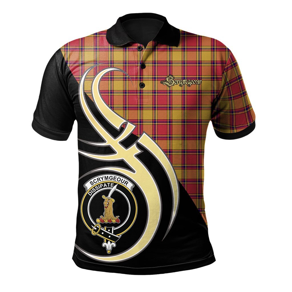 Scrymgeour Tartan Polo Shirt - Believe In Me Style