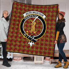 Scrymgeour Tartan Crest Quilt