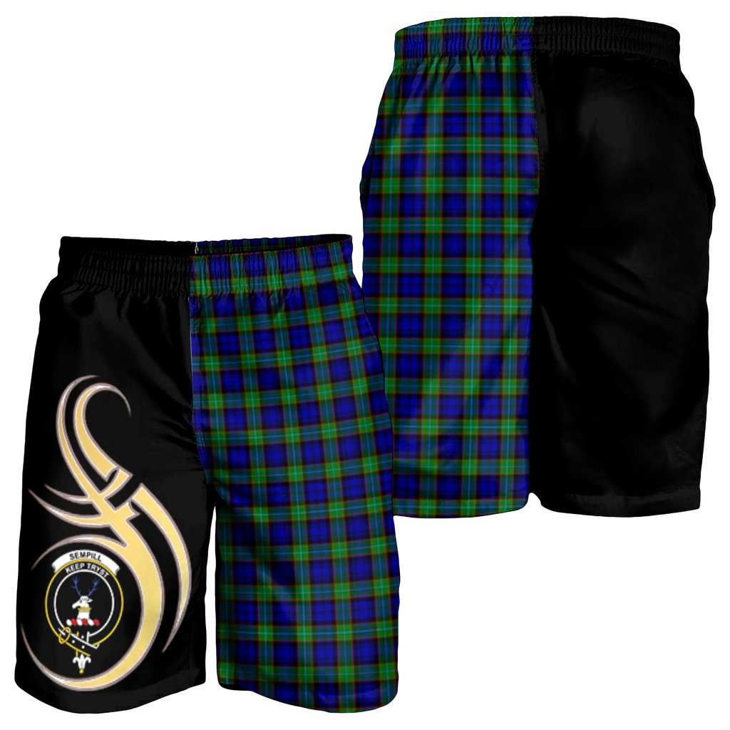 Sempill Modern Tartan Crest Men's Short PM8