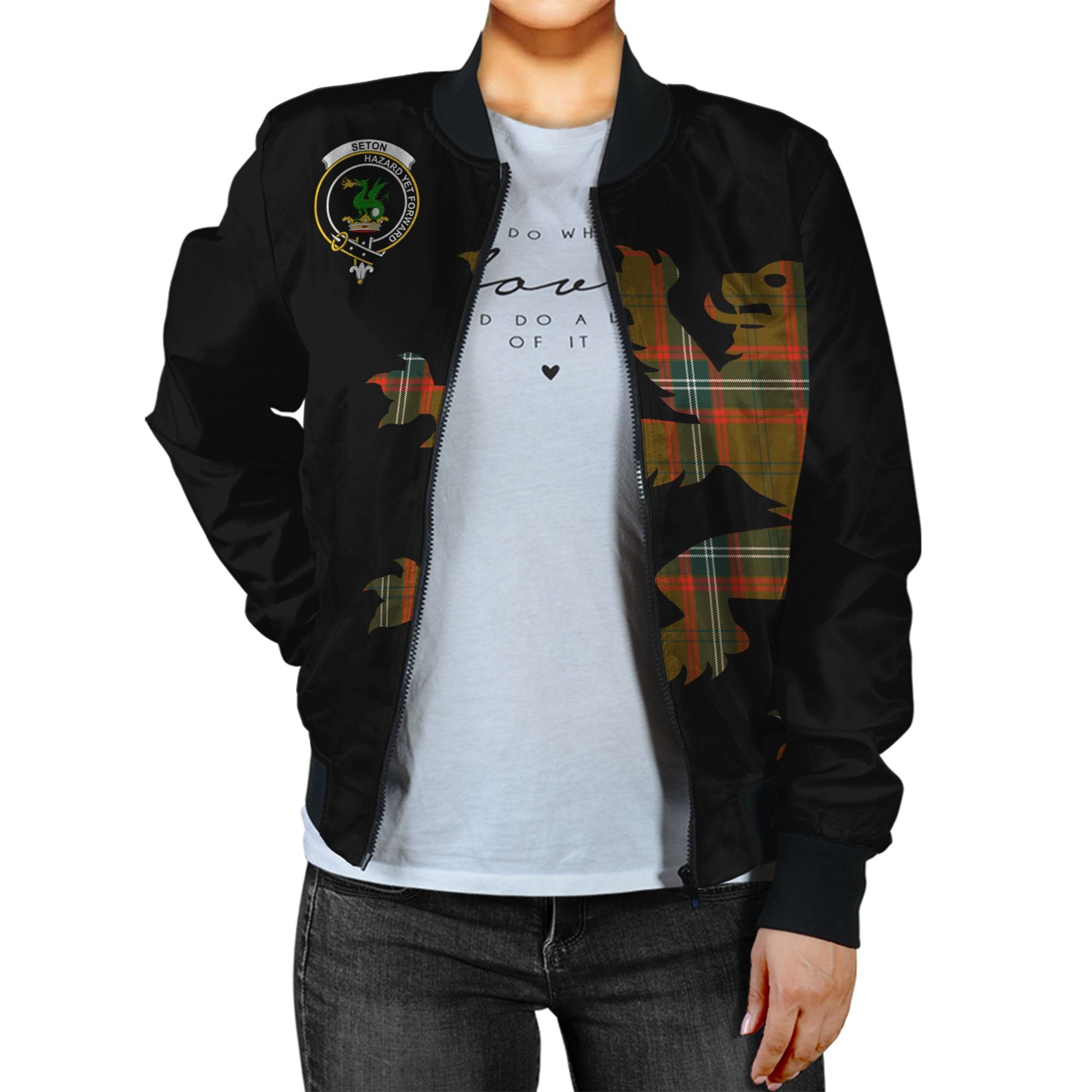 Seton Tartan Bomber Jacket Lion & Thistle