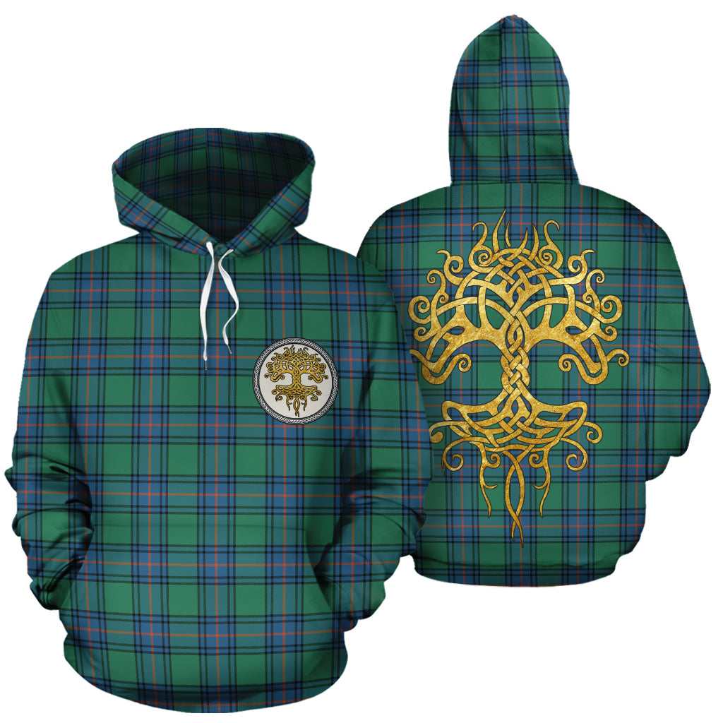 Shaw Ancient Tartan Hoodie - Tree Of Life