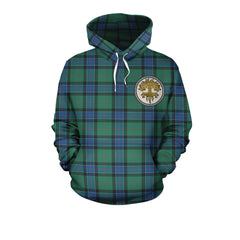 Sinclair Hunting Ancient Tartan Hoodie - Tree Of Life