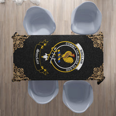 Sinclair Crest Tablecloth - Black Style