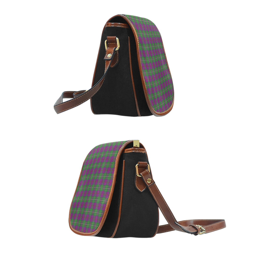 Singh Tartan Saddle Handbags