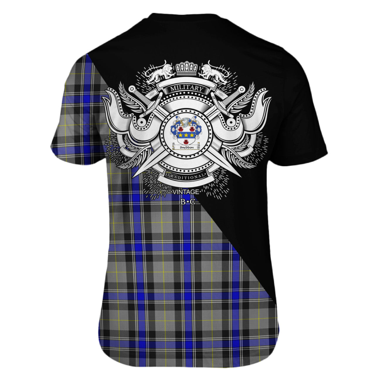 Sneddon Tartan - Military T-Shirt