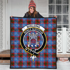 Spalding Tartan Crest Quilt