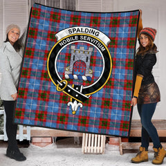 Spalding Tartan Crest Quilt