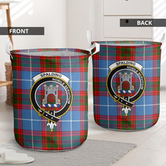 Spalding Tartan Crest Laundry Basket