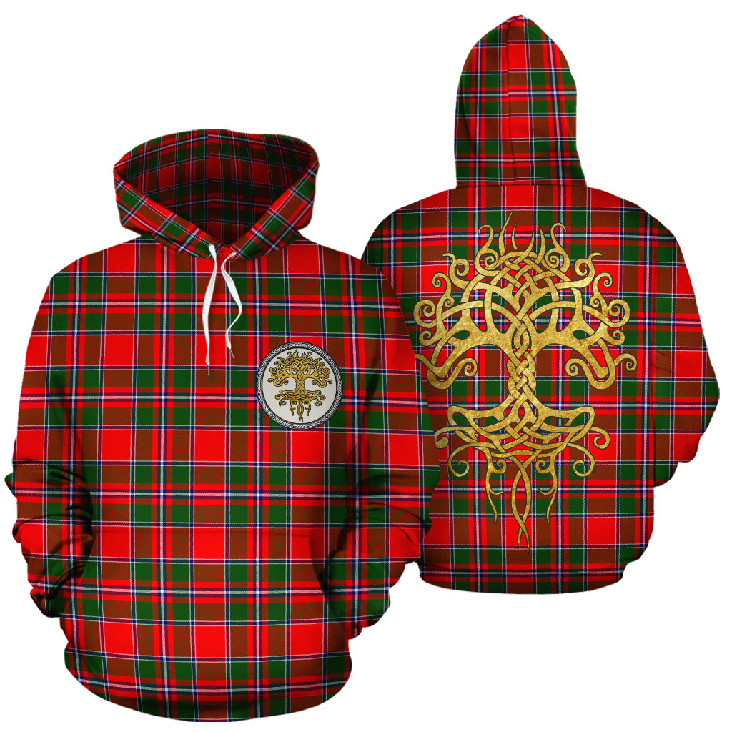 Spens Modern Tartan Hoodie - Tree Of Life