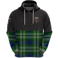 Spottiswood Clan Half Of Tartan Hoodie