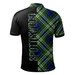 Spottiswood Tartan Polo Shirt Half of Me - Cross Style