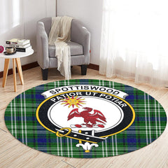 Spottiswood Tartan Crest Round Rug