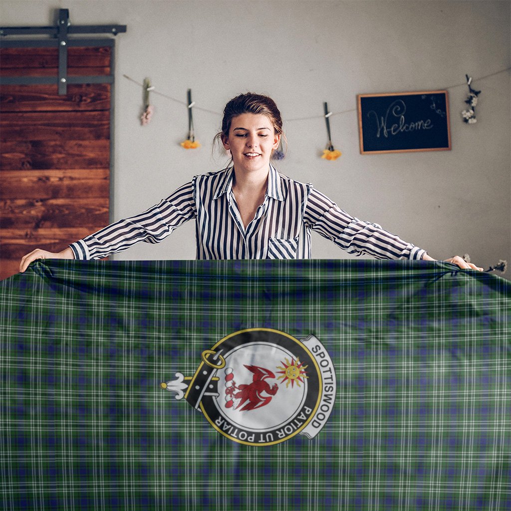 Spottiswood Tartan Crest Tablecloth