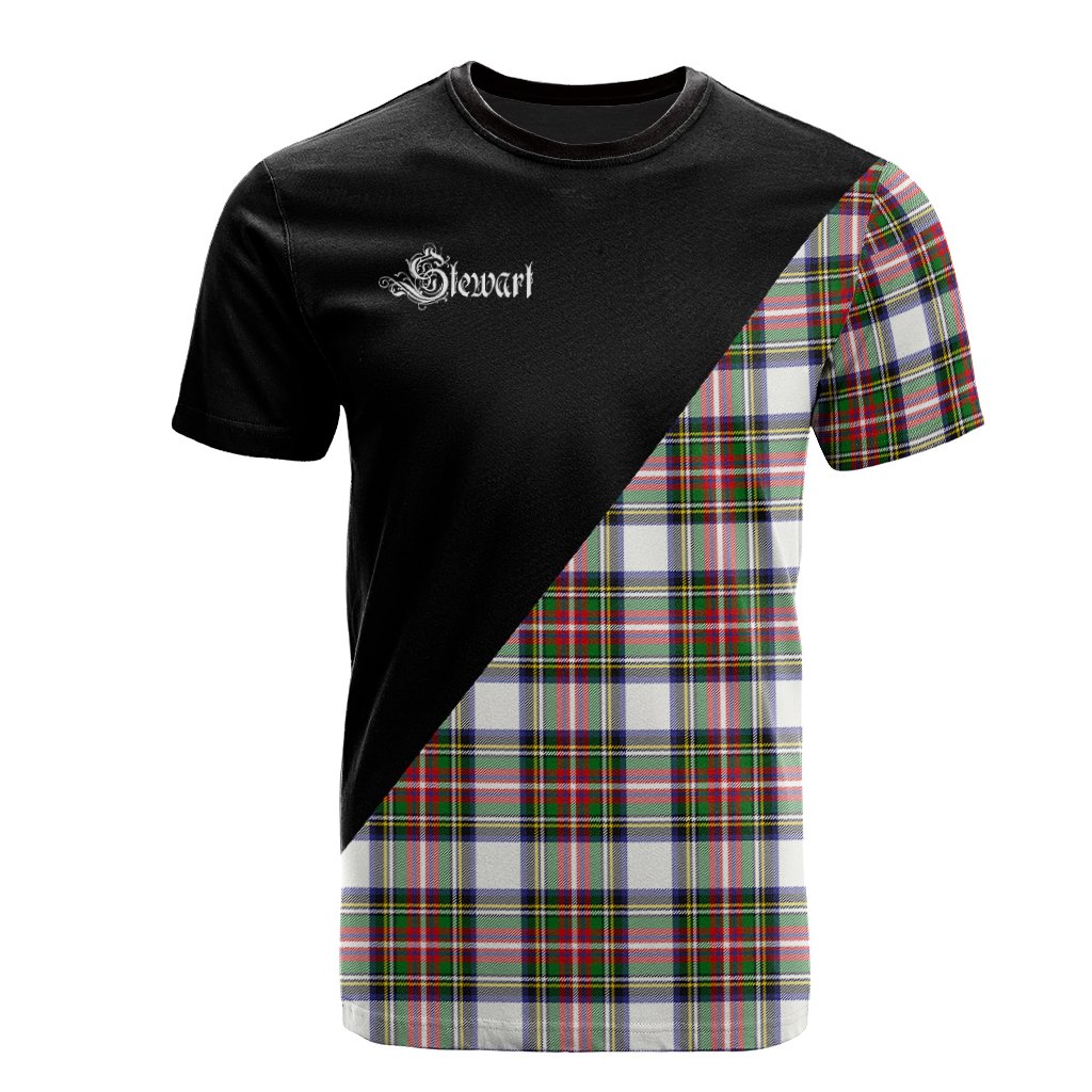 Stewart Dress Modern Tartan - Military T-Shirt