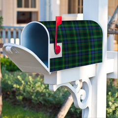 Stewart Hunting Modern Tartan Crest Mailbox