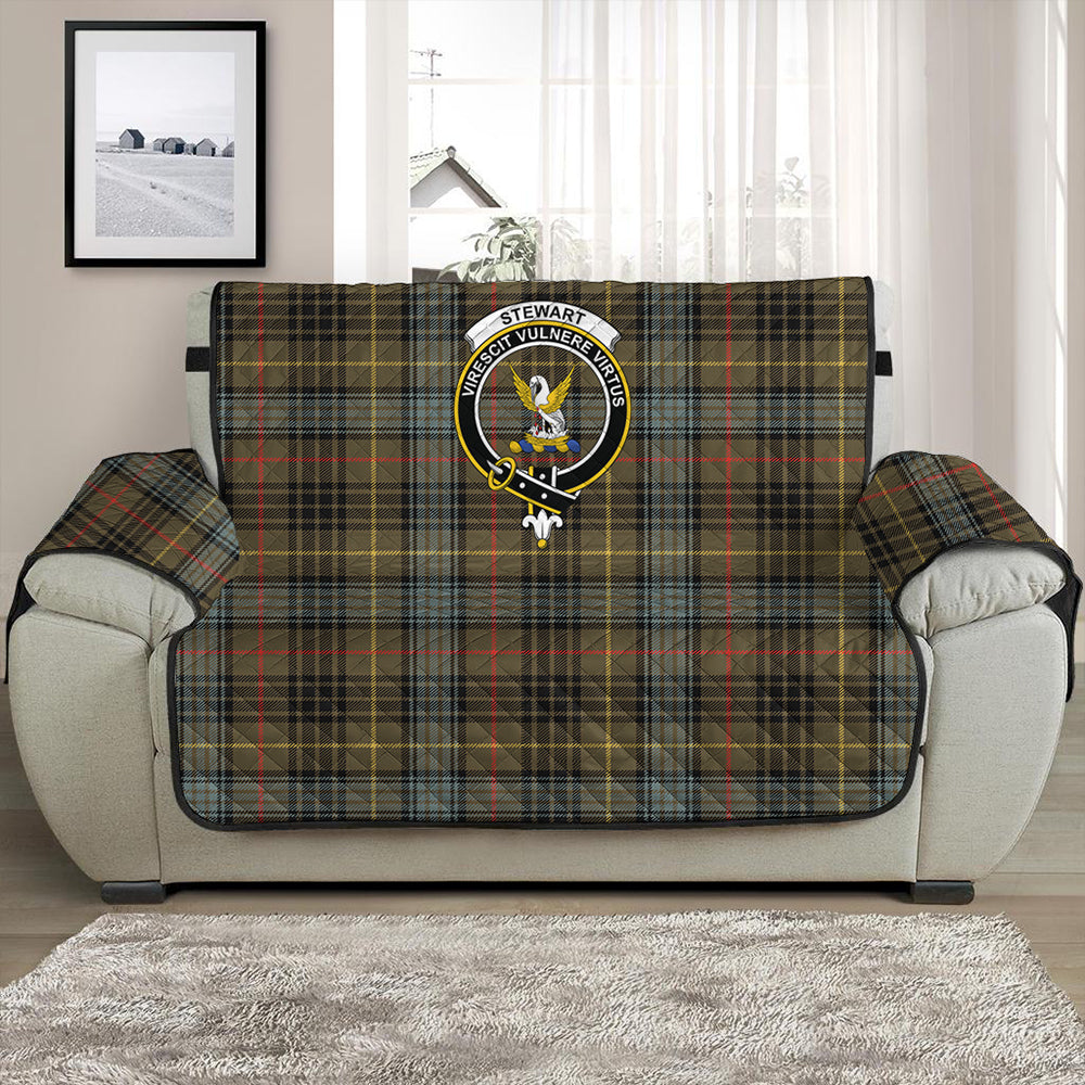 Stewart Hunting Weathered Tartan Crest Sofa Protector