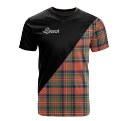 Stewart Royal Ancient Tartan - Military T-Shirt