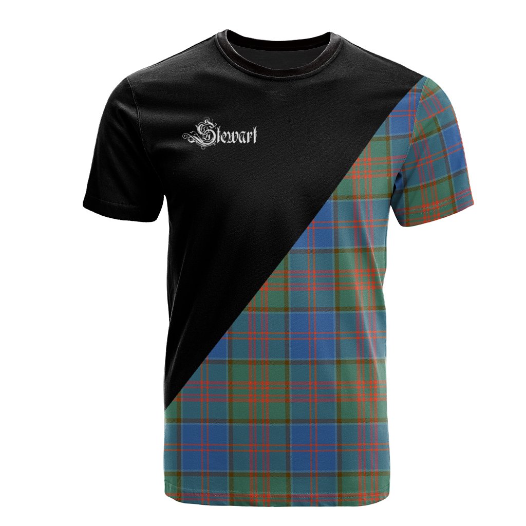 Stewart of Appin Hunting Ancient Tartan - Military T-Shirt