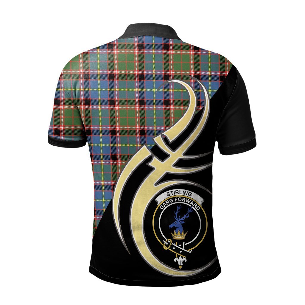 Stirling Bannockburn Tartan Polo Shirt - Believe In Me Style