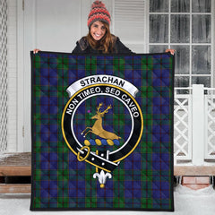 Strachan Tartan Crest Quilt