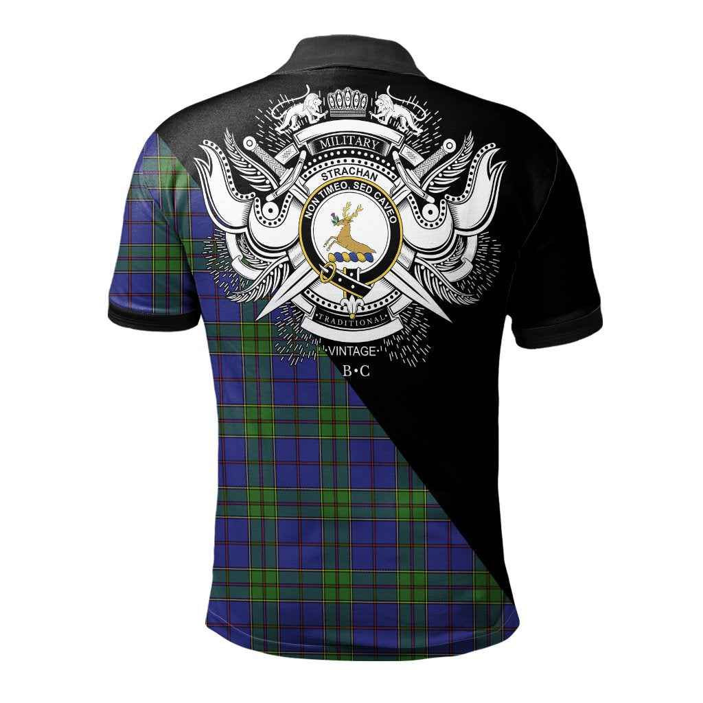 Strachan Clan - Military Polo Shirt