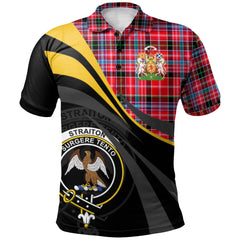 Straiton Tartan Polo Shirt - Royal Coat Of Arms Style