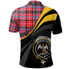 Straiton Tartan Polo Shirt - Royal Coat Of Arms Style