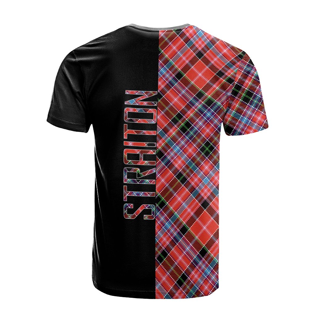 Straiton Tartan T-Shirt Half of Me - Cross Style