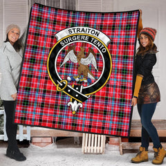 Straiton Tartan Crest Quilt