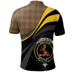 Sutherland of Duffus Tartan Polo Shirt - Royal Coat Of Arms Style