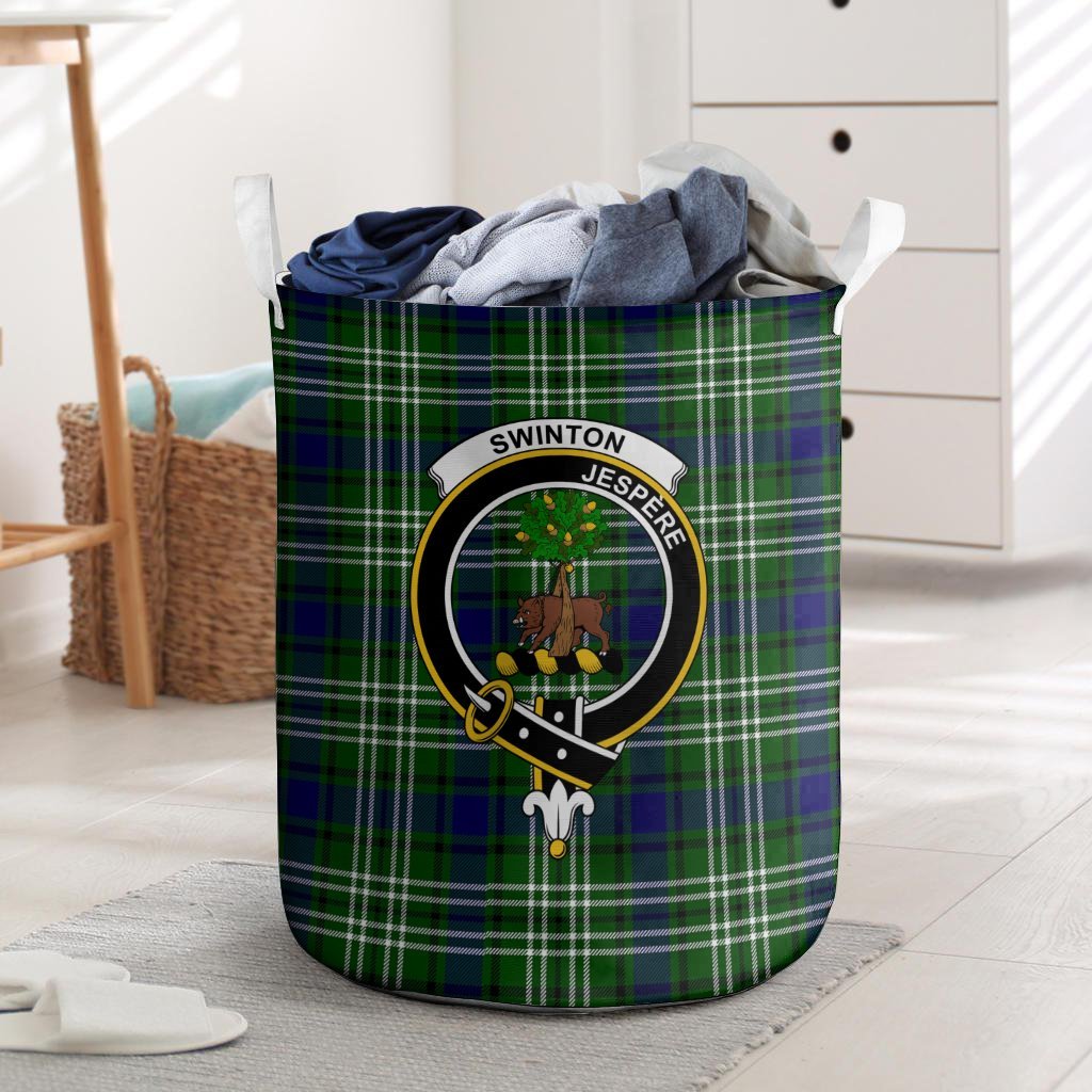 Swinton Tartan Crest Laundry Basket