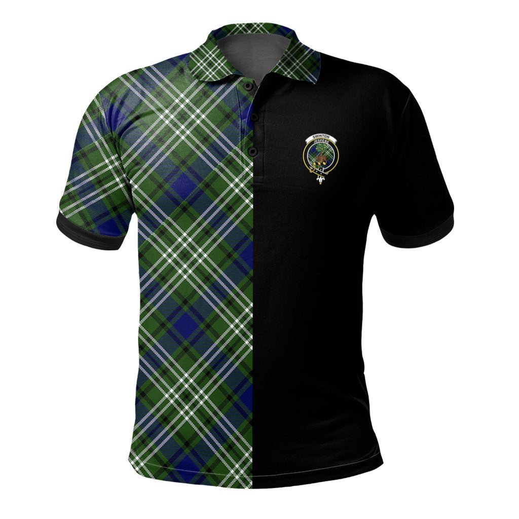 Swinton Tartan Polo Shirt Half of Me - Cross Style