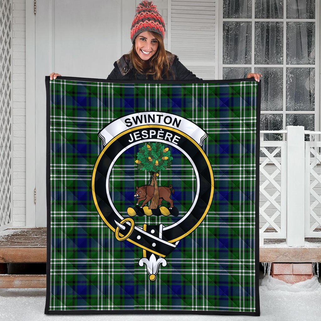 Swinton Tartan Crest Quilt