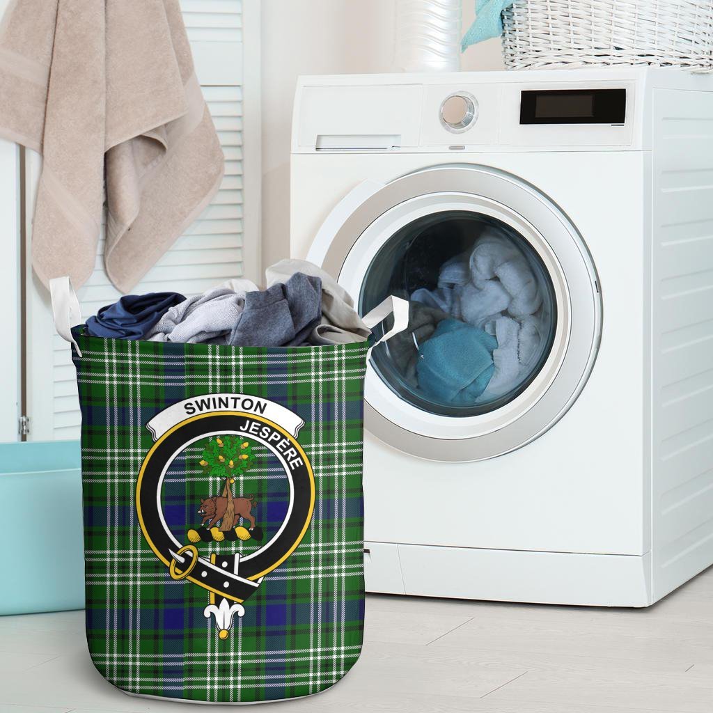 Swinton Tartan Crest Laundry Basket