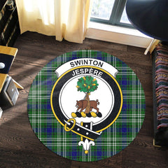 Swinton Tartan Crest Round Rug